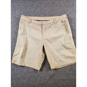 Lululemon Shorts Mens 36 Beige 9" Commission Relaxed Qwick Oxford Golf Athletic